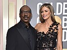Eddie Murphy a Paige Butcherová na Zlatých glóbech (Los Angeles, 10. ledna 2023)