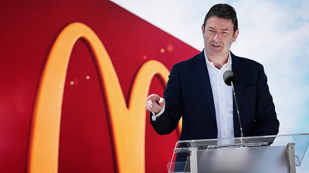 Bývalý éf spolenosti McDonald's Stephen Easterbrook (4. ervna 2018)