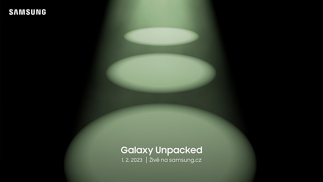 Pozvánka na premiéru Samsungu Galaxy S23
