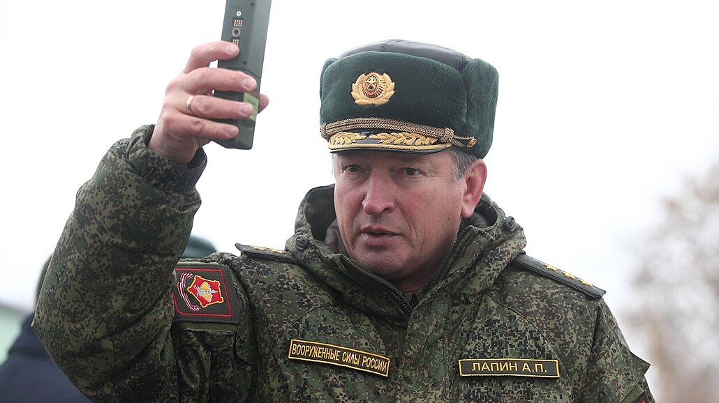 Ruský generálplukovník Alexandr Lapin (12. listopadu 2021)
