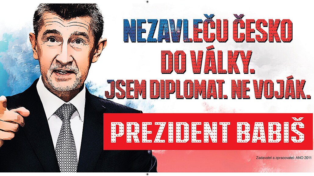 Vizuál p�edvolební kampan� Andreje Babi�e