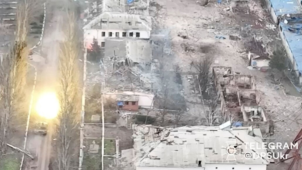 Ruský útok na msto Soledar v Doncké oblasti na Ukrajin (10. ledna 2023)