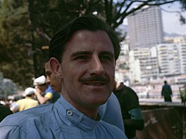 Britský závodník formule 1 Graham Hill p�i Velké cen� Monaka 1962