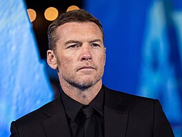 Sam Worthington na premié�e filmu Avatar: The Way of Water (Londýn, 6. prosince...