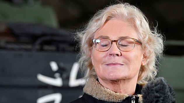 N�meck� ministryn� obrany Christine Lambrechtov� na sn�mku z 12. ledna 2023.