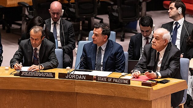 Setkn Rady bezpenosti OSN kvli situaci v Palestin. (5. ledna 2023)