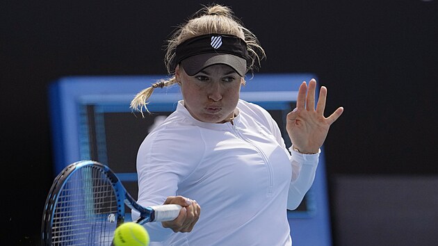 Kazaška Julia Putincevová ve druhém kole Australian Open.