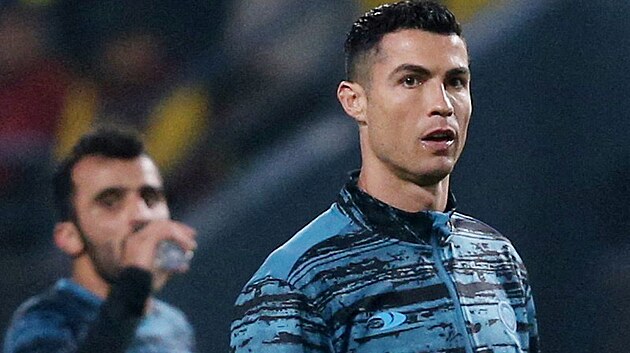 Cristiano Ronaldo na trninku klubu an-Nasr, do kterho v prosinci 2022 pestoupil po pedasnm konci v Manchesteru United.