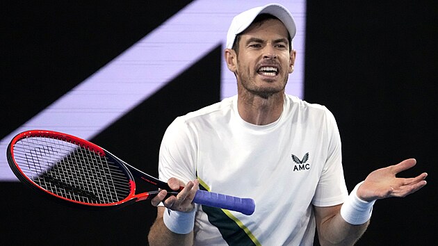 Rozlen Brit Andy Murray ve druhm kole Australian Open.