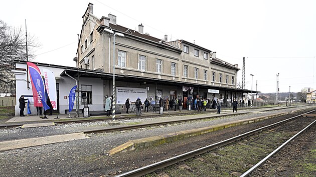 Zahjen modernizace sti trat na letit mezi praskmi stanicemi Bubny a Vstavit. (12. ledna 2023)