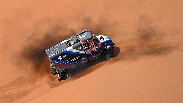 Tom Vrtn ve 12. etap Rallye Dakar.