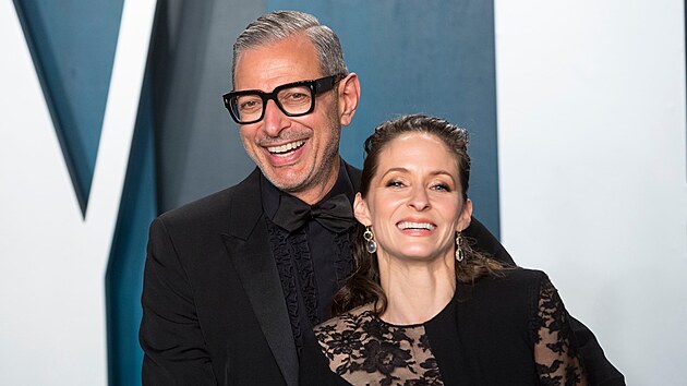 Jeff Goldblum a jeho manelka Emilie Livingstonov