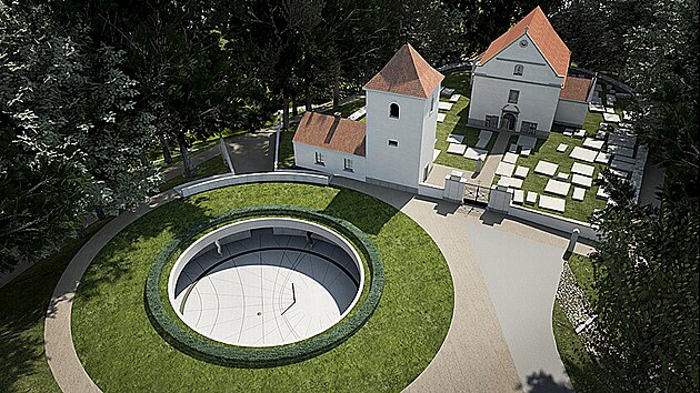 Spolek pipravuje rekonstrukci kostela sv. Vclava na Chloumku s pilehlm hbitovem. Soust m bt i stavba rondelu.