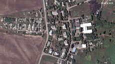 Satelitní snímek Soledaru z 1. srpna 2022