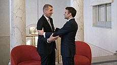 Setkání Andreje Babi�e s francouzský, prezidentem Emmanuelem Macronem v Pa�í�i....