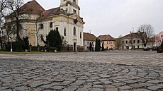 Nám�stí v Postoloprtech na Lounsku