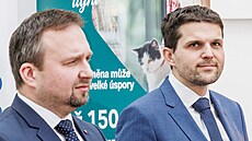 Ministr práce a sociálních věcí Marian Jurečka (KDU-ČSL) a 1. náměstek ministra...