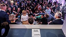 Danu�e Nerudová na tiskové konferenci. (14. ledna 2023)