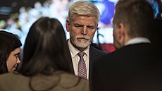 Volební štáb Petra Pavla během 1. kola prezidentské volby. (14. ledna 2023)