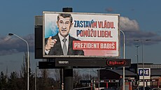 Billboardy Andreje Babiše “Zastavím vládu, pomůžu lidem”. (17. ledna 2023)