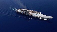 Jediná ruská letadlová lo Admiral Kuzncov