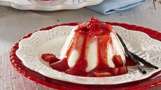 Panna cotta s jahodovou om��kou