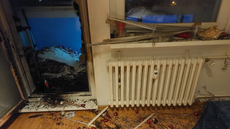 Po�ár stromku na Ji�ním m�st�. (12. ledna 2023)