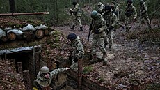 Ukrajinští vojáci brání pozice na hranici s Běloruskem. (13. ledna 2023) | na serveru Lidovky.cz | aktuální zprávy