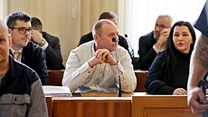 Expolicista Michal Ratajský u soudu v kauze Vork týkající se úniku informací z...