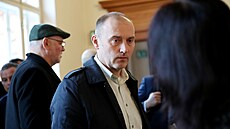 Expolicista Michal Ratajský u soudu v kauze Vork týkající se úniku informací z...