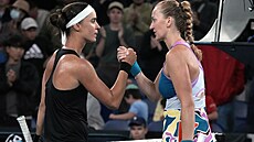 Petra Kvitová nastoupila ve druhém kole Australian Open proti Ukrajince...