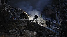 Ukrajinou otásla dalí vlna výbuch. (14. ledna 2023)