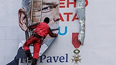 Nové vizuály Petra Pavla ped druhým kolem prezidentské volby. (18. ledna 2023)