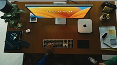 Nový poítae Mac Mini s ipem M2 má stejný design jako jeho pedchdce.