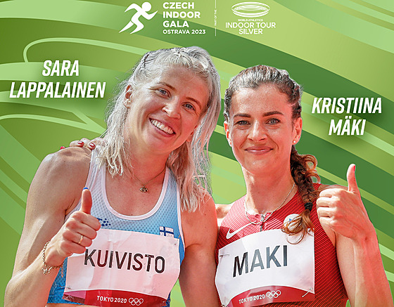 Kristiina Mäki se v závod na 1500 metr utká i se Sarou Lappalainenovou (díve...