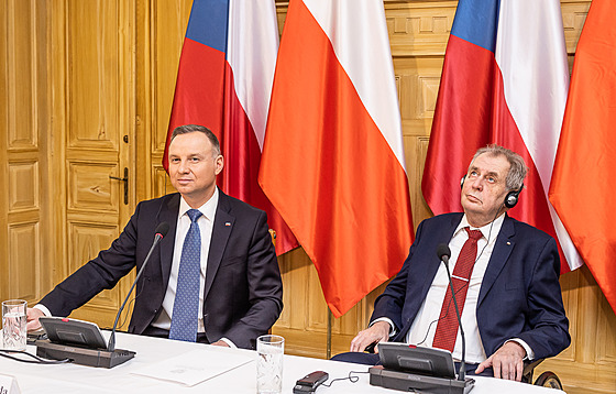 Andrzej Duda (vlevo) a Milo Zeman na archivním snímku.