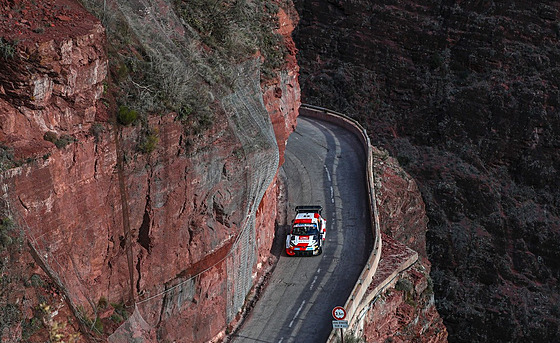 Kalle Rovanperä bhem Rallye Monte Carlo