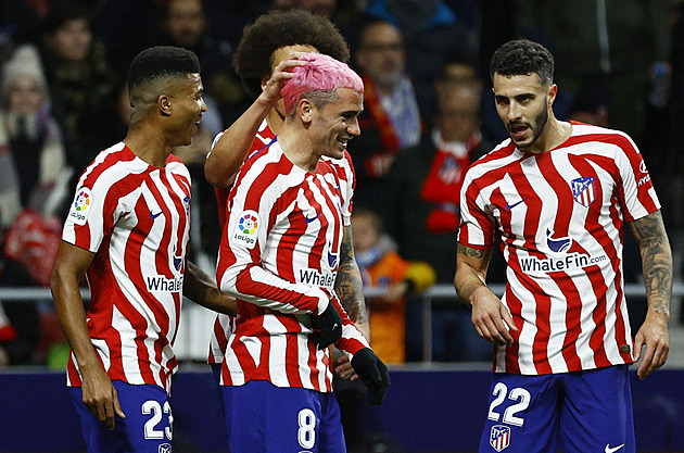 Atlético zabralo, třemi góly během deseti minut uzemnilo Valladolid