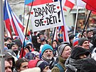 Protivládní demonstrace na Václavském námstí (21. ledna 2023)