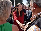 Konící novozélandská premiérka Jacinda Ardernová (25. ledna 2023)
