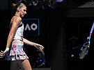 Karolína Plíková mrtila raketou ve tvrtfinále Australian Open.
