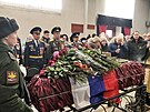 Poheb ruského vojáka v Samae (31. prosince 2022)