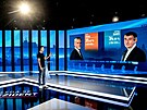 Píprava prezidentského Superduelu mezi Andrejem Babiem a Petrem Pavlem na CNN...