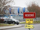 Integrovan vjezdov centrum m stt v prmyslov zn Vesecko na severnm...