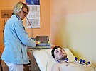 Na intern�m p��jmu vala�skomezi���sk� nemocnice slou�� nov� elektrokardiograf....