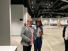S Jeffem Beckem p�ed jeho pra�ským koncertem