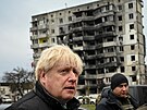 Britský expremiér Boris Johnson na návtv Ukrajiny (22. ledna 2023)