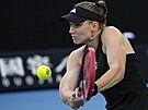 Kazaka Jelena Rybakinová bhem semifinále Australian Open.