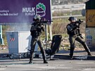 Izraelská armáda se na Západním behu stetla s protestujícími Palestinci. (26....