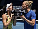 Brazilský pár Luisa Stefaniová a Rafael Matos získal na Australian Open titul...
